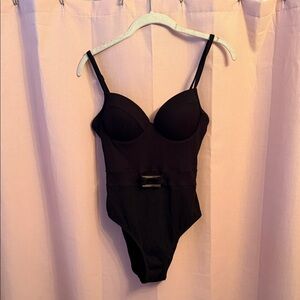 Black One-Piece Swimsuit